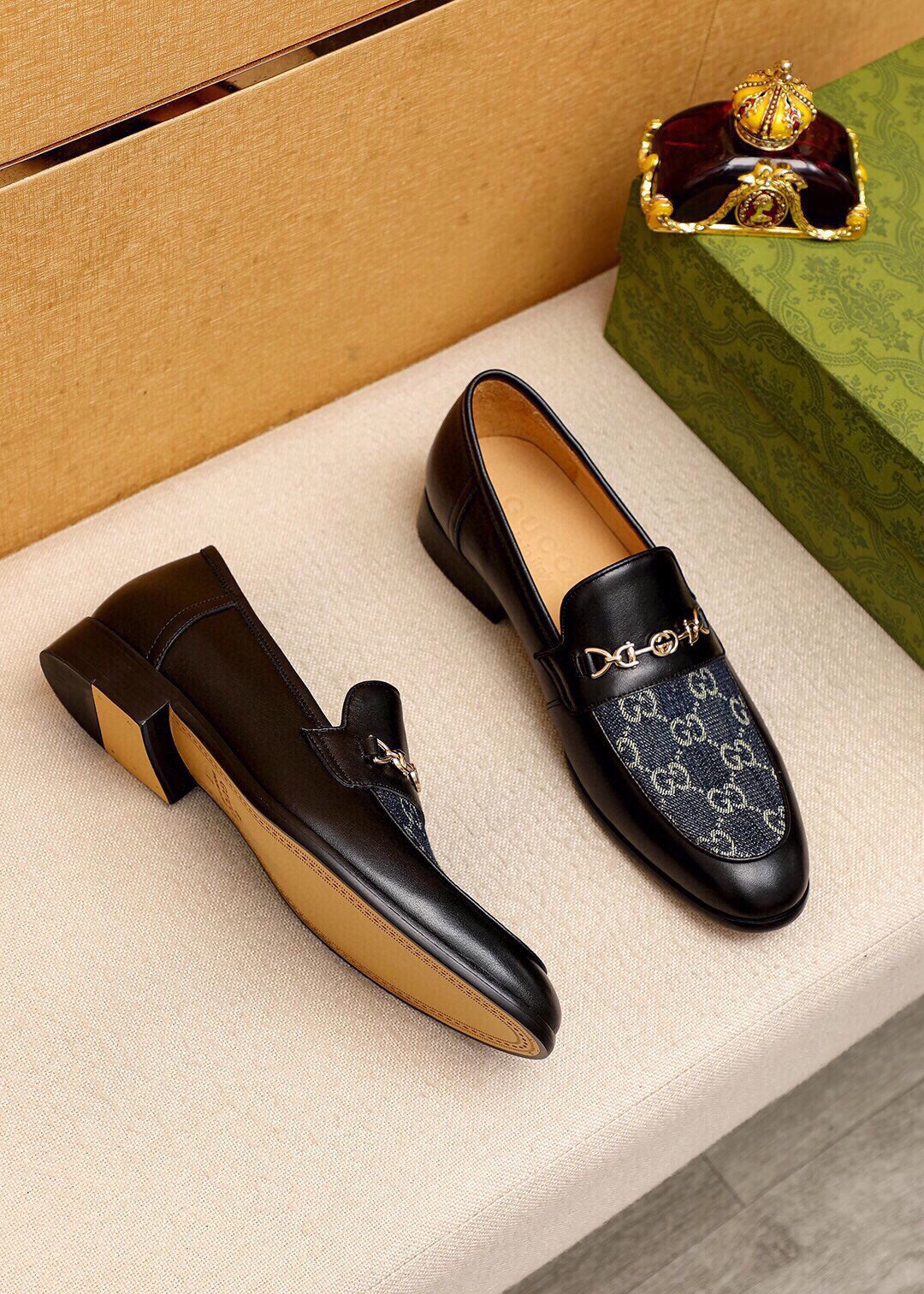Trademark: GUCCI "Gucci" casual leather shoes. Positive code number: 38-44 (45.46.47 can