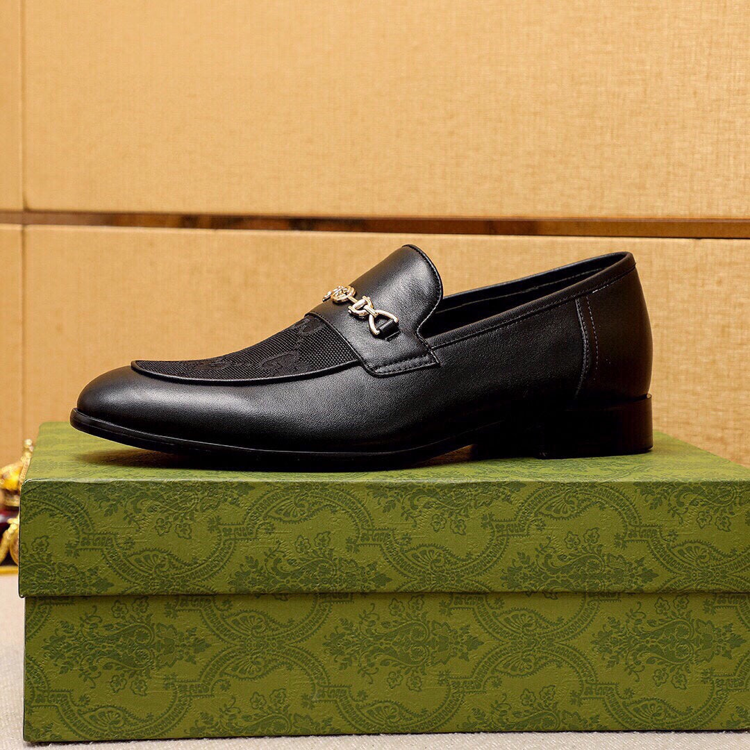 Trademark: GUCCI "Gucci" casual leather shoes. Positive code number: 38-44 (45.46.47 can