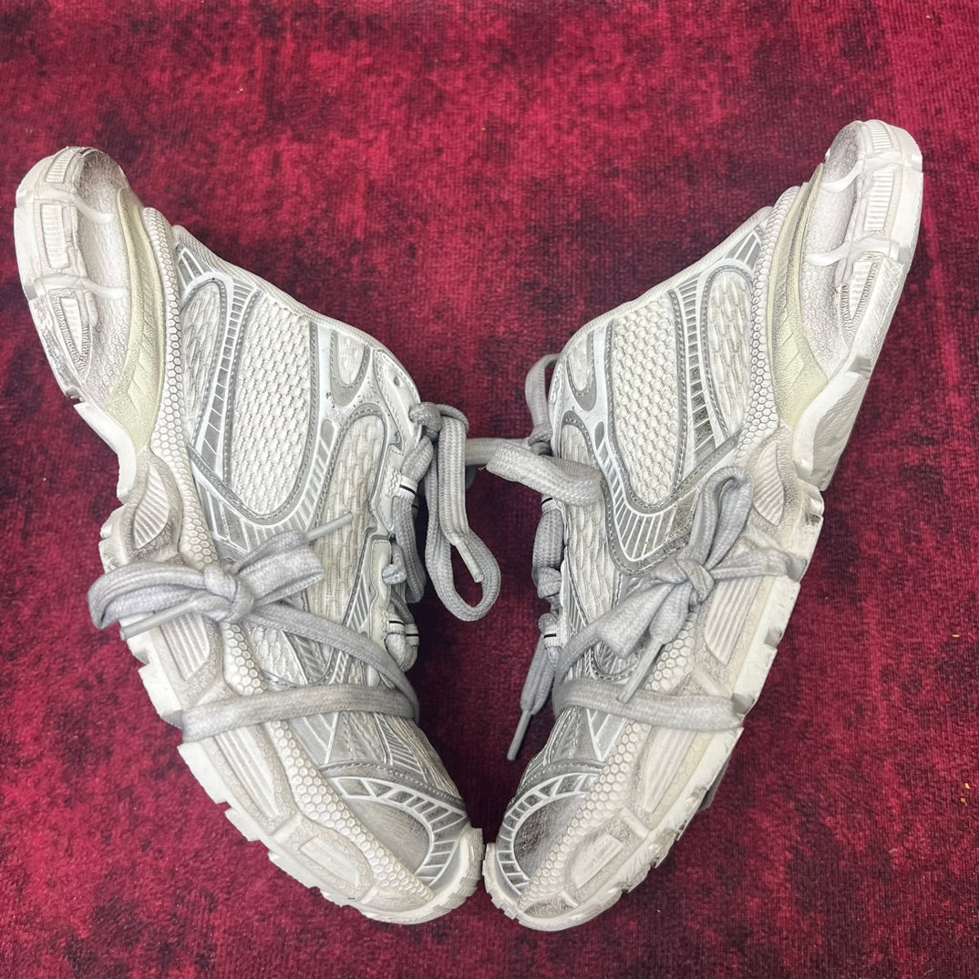 Balenciaga 3XL platform lace-up low top Daddy shoes Using environmental protection sky leather