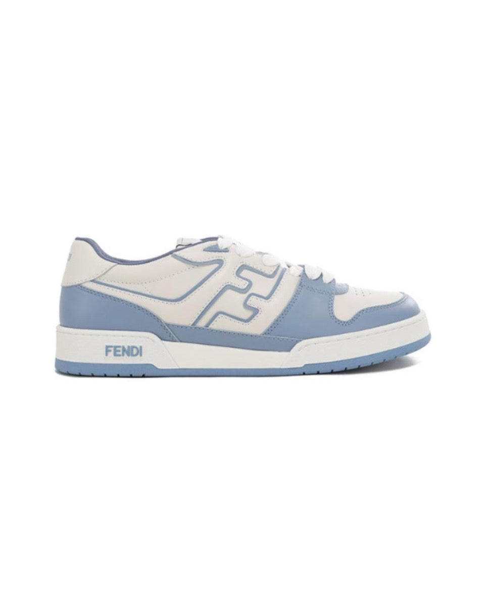 FENDI Match calfskin round toe lace-up platform low top sneakers Size: 36-45