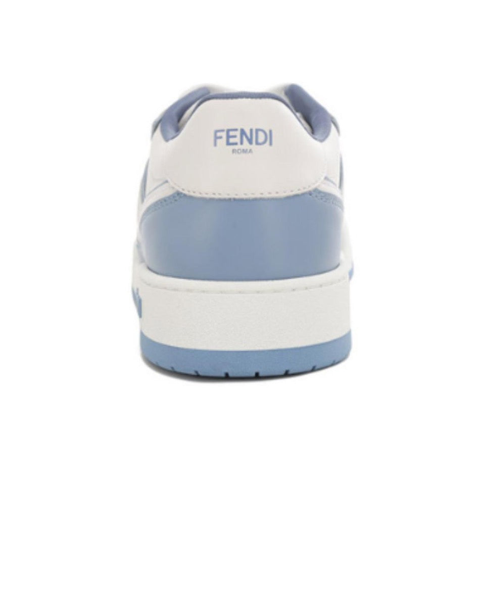 FENDI Match calfskin round toe lace-up platform low top sneakers Size: 36-45