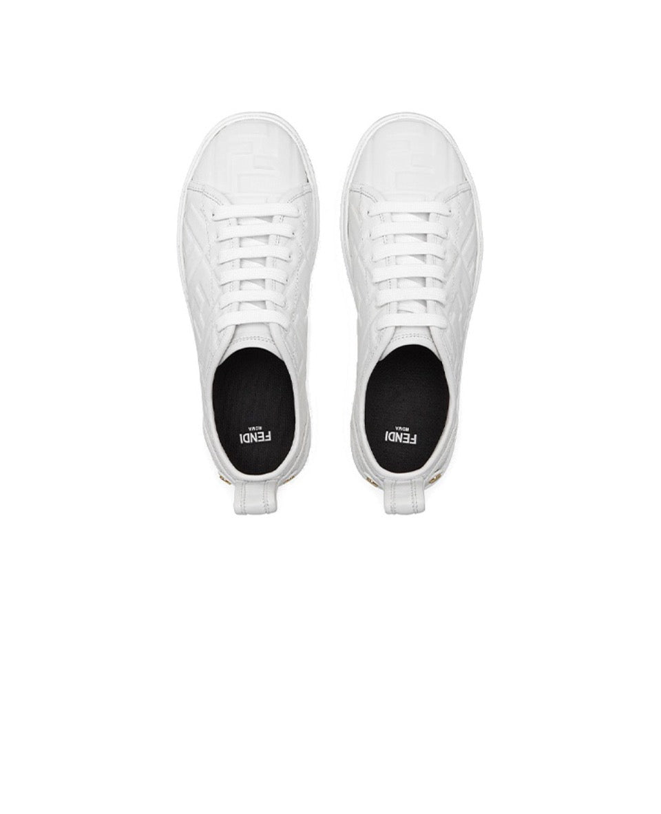 FENDI Fendi Force leather printed shock absorption anti-slip wear low top life casual shoes Size: 36-45