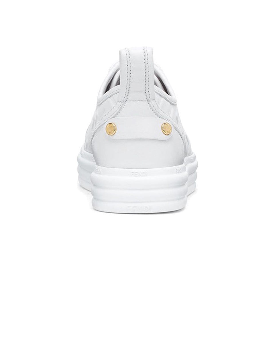 FENDI Fendi Force leather printed shock absorption anti-slip wear low top life casual shoes Size: 36-45