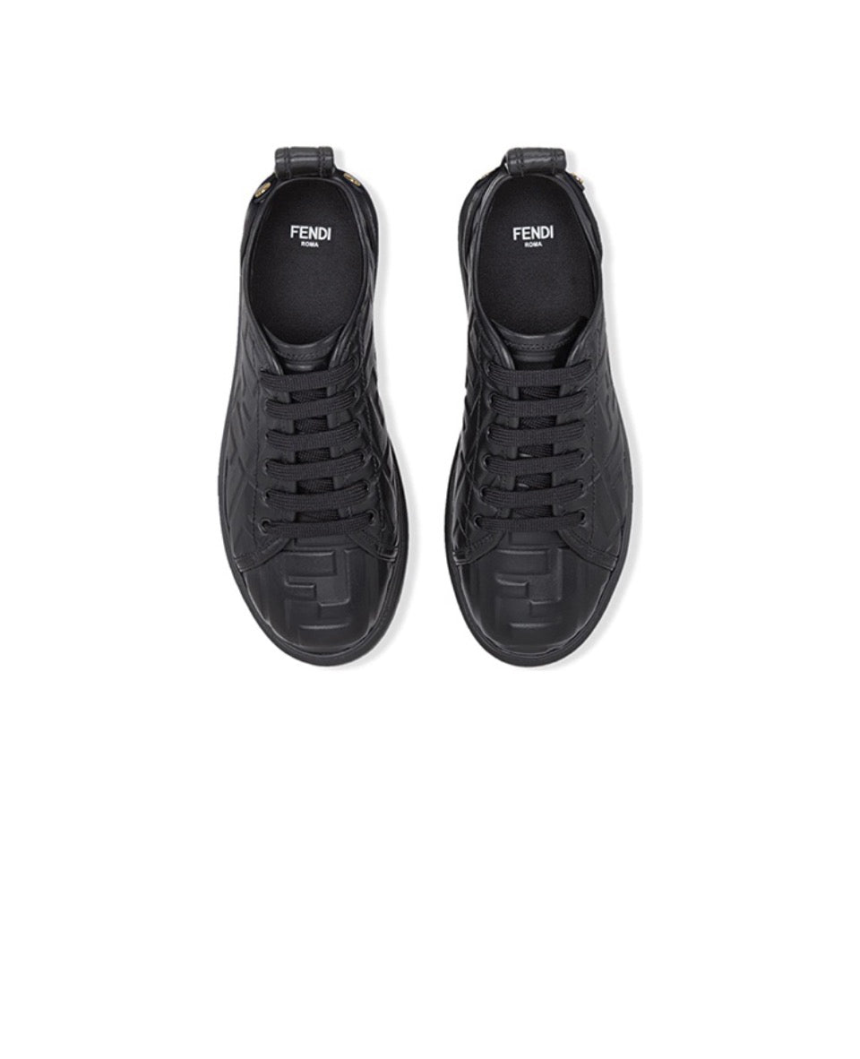 FENDI Fendi Force leather printed shock absorption anti-slip wear low top life casual shoes Size: 36-45