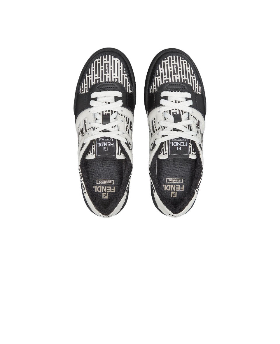 FENDI Fendi Force leather printed shock absorption anti-slip wear low top life casual shoes Size: 36-45