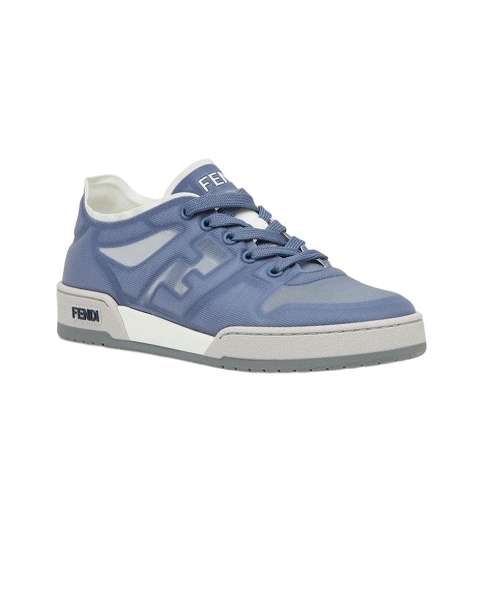 FENDI Match calfskin round toe lace-up platform low top sneakers Size: 36-45