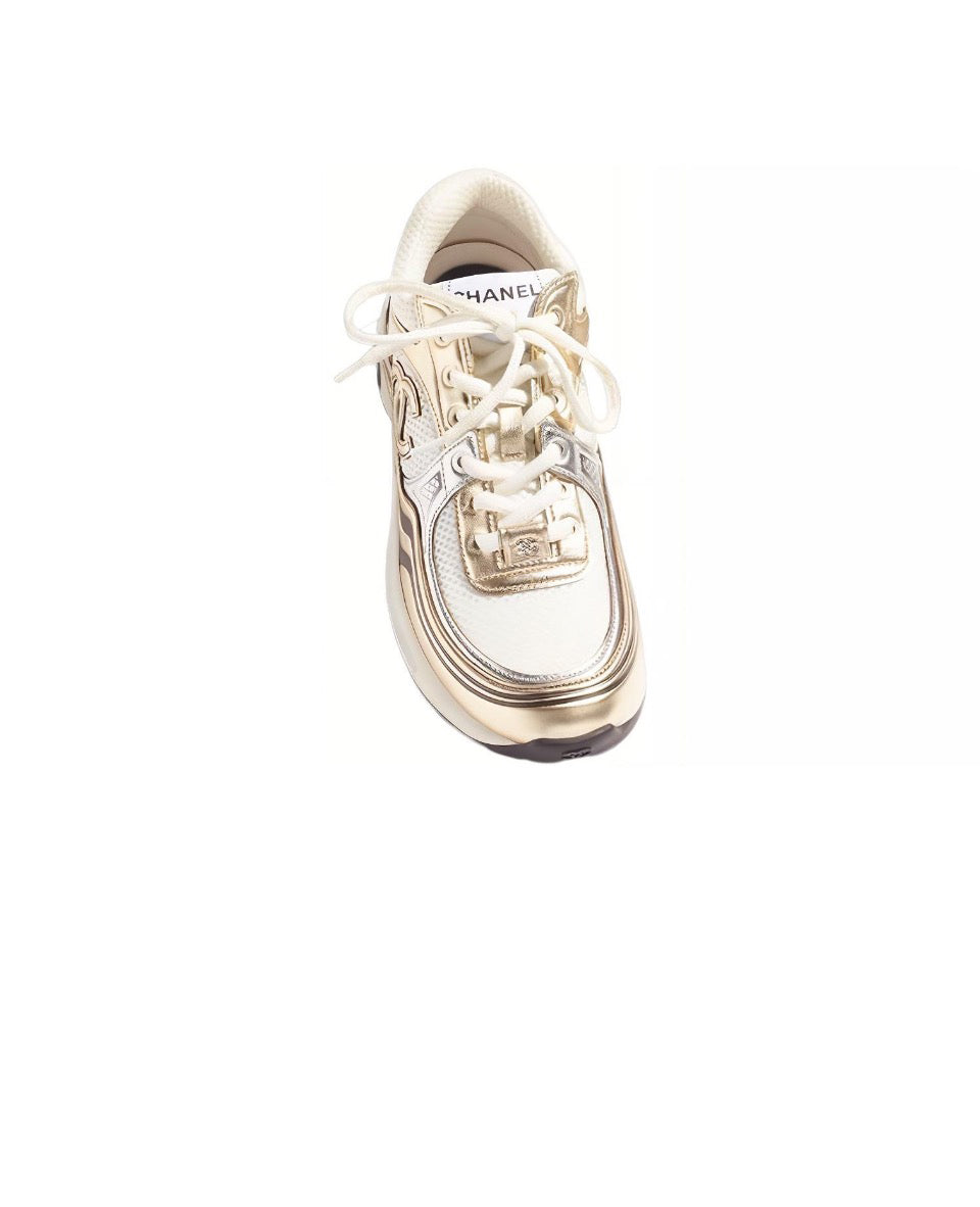 CHANEL Chanel 22N ski capsule series shock absorption wear high top life casual shoes Size: 35-45 (46 can be customized)