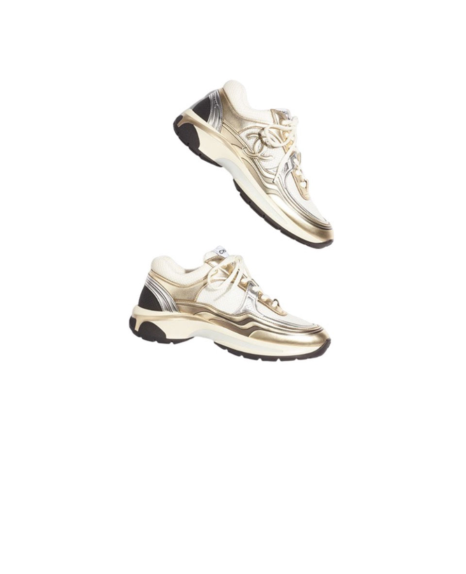 CHANEL Chanel 22N ski capsule series shock absorption wear high top life casual shoes Size: 35-45 (46 can be customized)