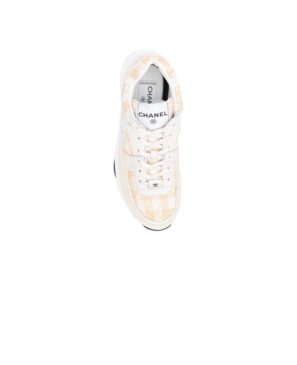 CHANEL Chanel leather silver horn King low top sports casual shoes for women Size: 35-45 (46 can be customized)