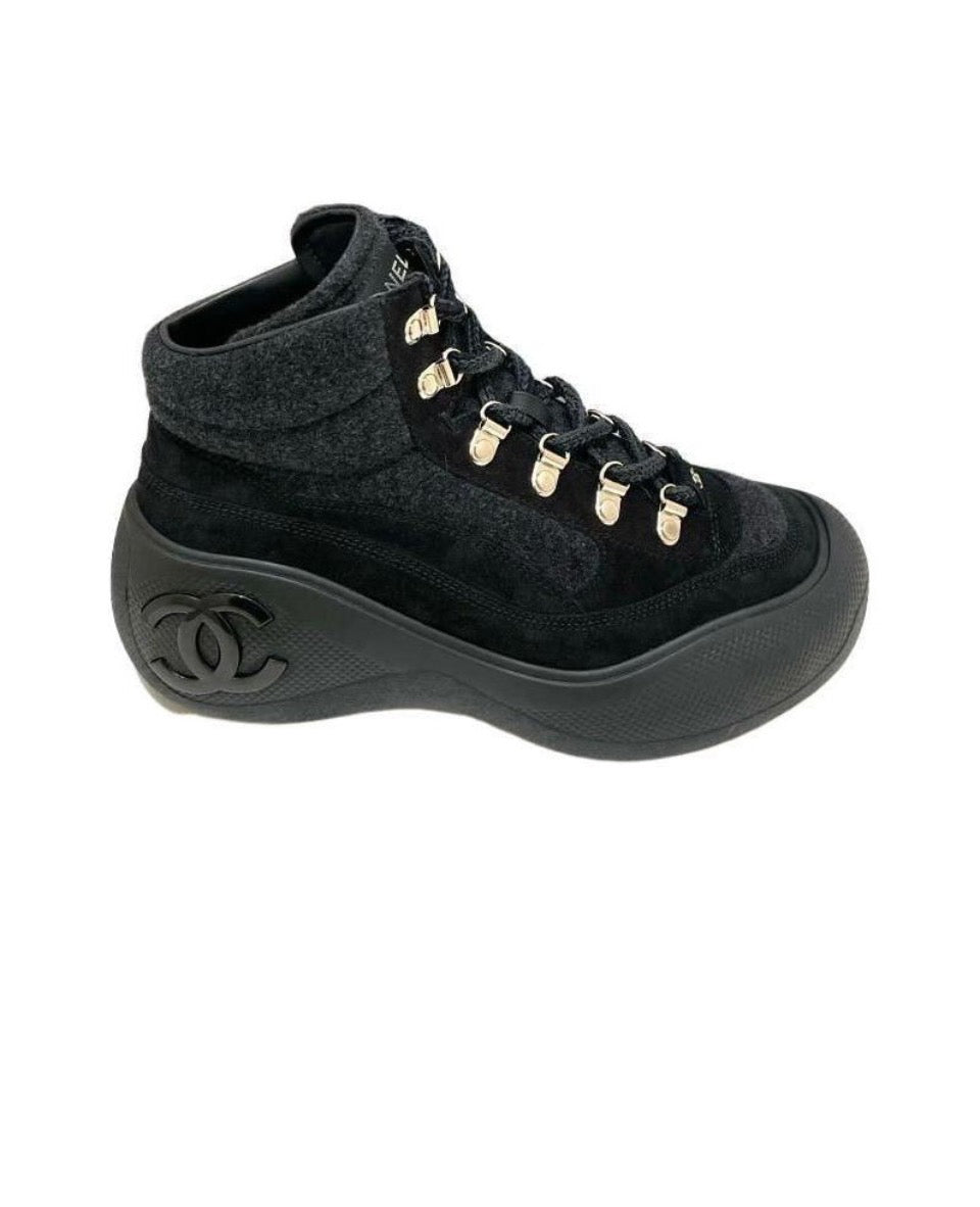 CHANEL Chanel leather silver horn King low top sports casual shoes for women Size: 35-45 (46 can be customized)