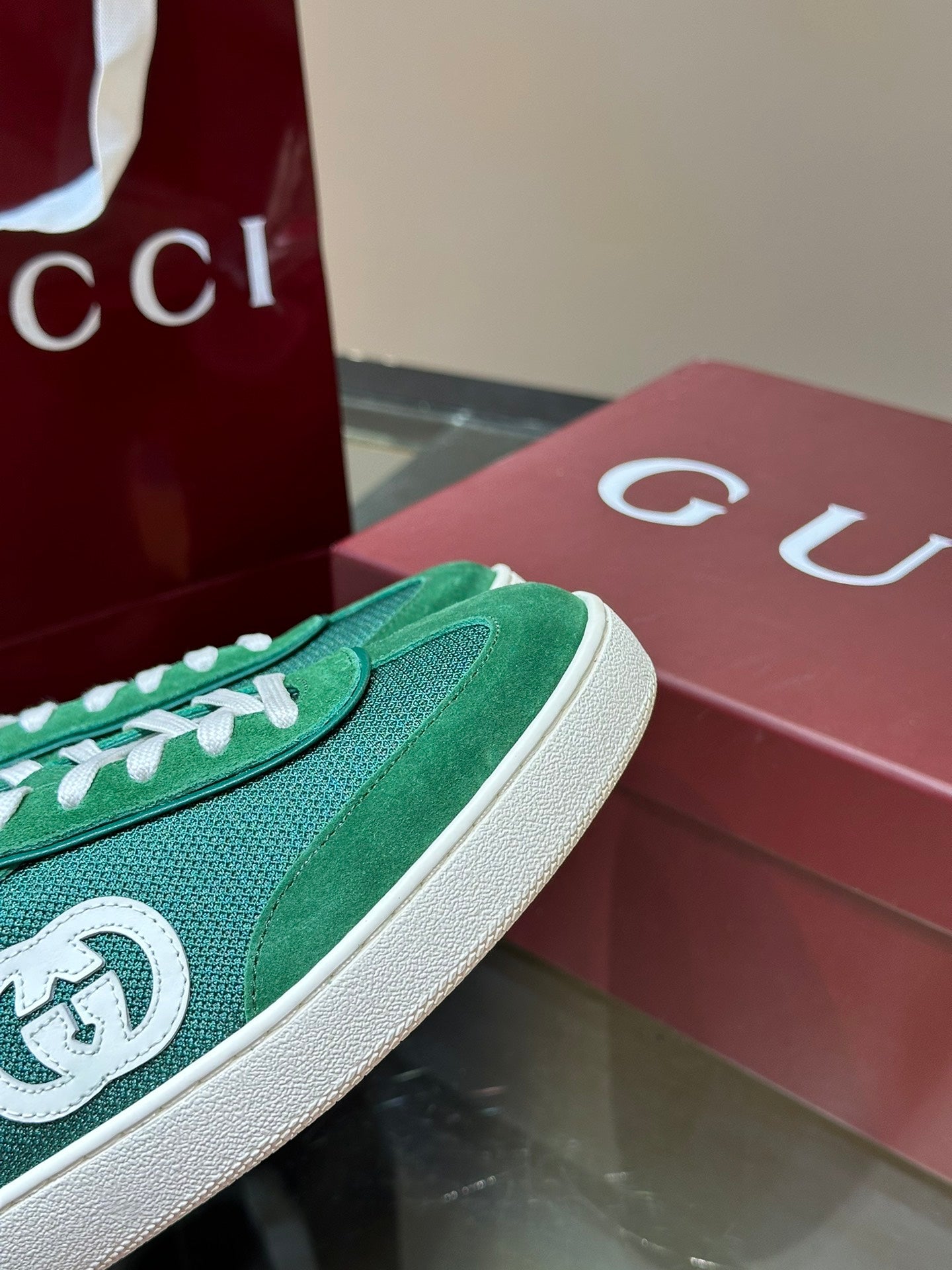 Gucc*" German training shoes 24Ss new spring and summer, men's sports shoes shipped