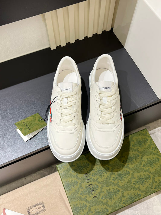Gucc* Men's thick soled cookie shoes sneakers, this sports shoe adopts thick soled structure