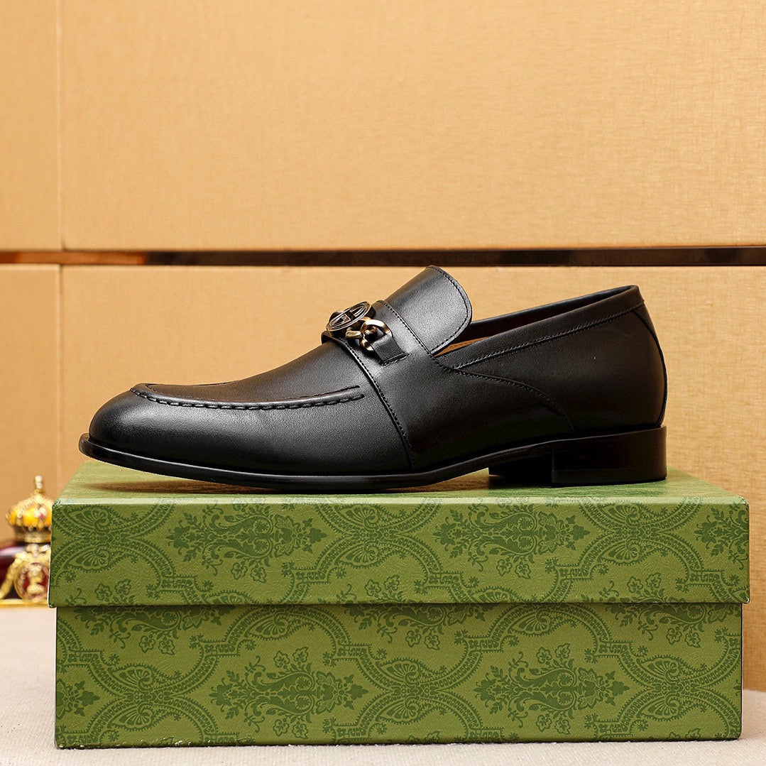Trademark: GUCCI "Gucci" casual leather shoes. Positive code number: 38-44 (45.46.47 can