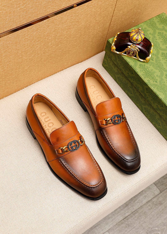 Trademark: GUCCI "Gucci" casual leather shoes. Positive code number: 38-44 (45.46.47 can