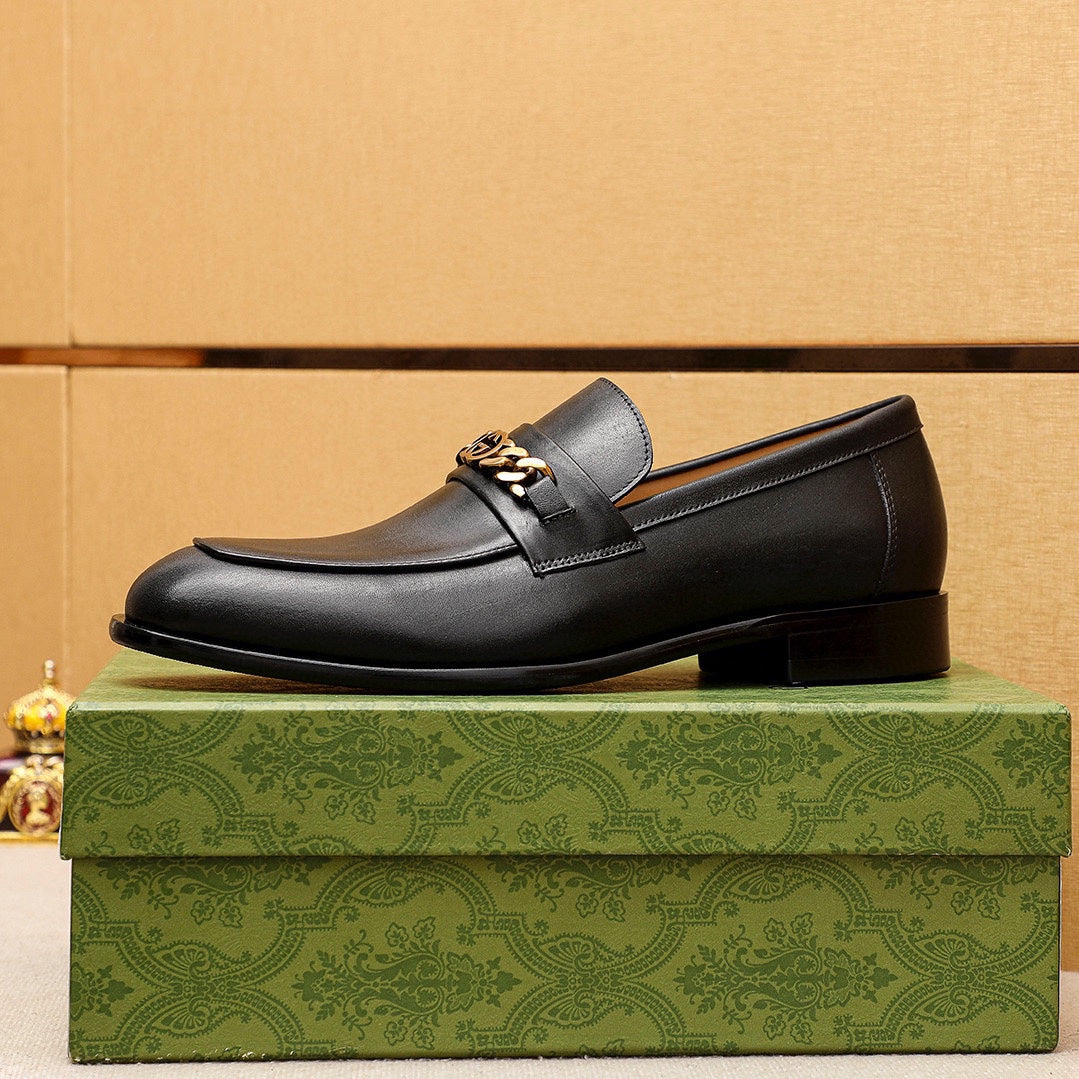 Trademark: GUCCI "Gucci" casual leather shoes. Positive code number: 38-44 (45.46.47 can