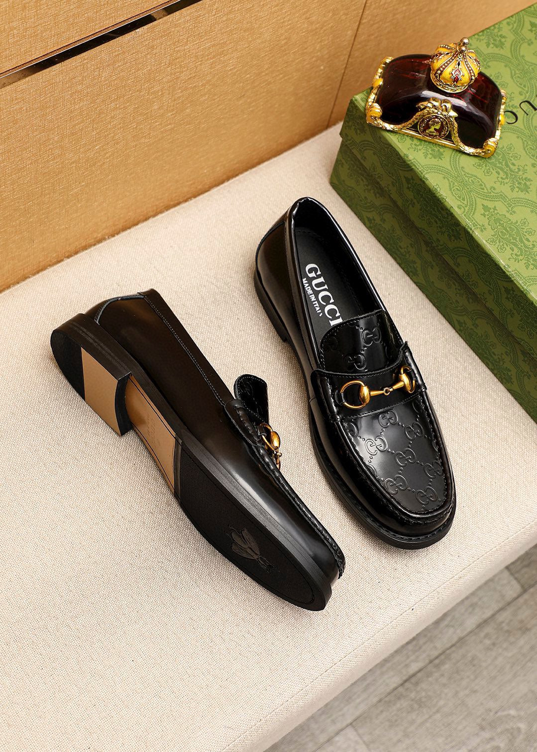 Trademark: GUCCI "Gucci" casual leather shoes. Positive code number: 38-44 (45.46.47 can