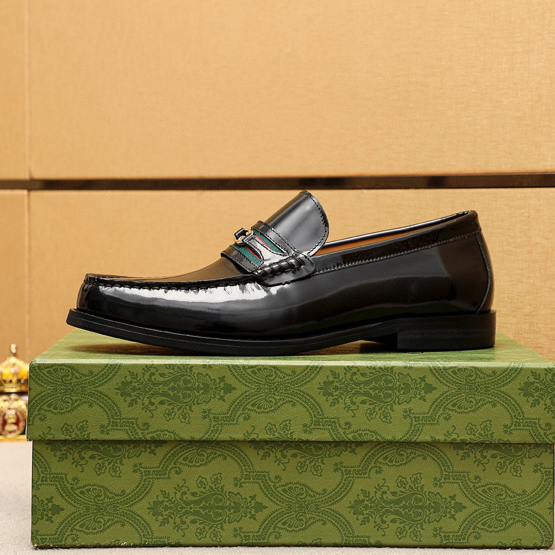 Trademark: GUCCI "Gucci" casual leather shoes. Positive code number: 38-44 (45.46.47 can