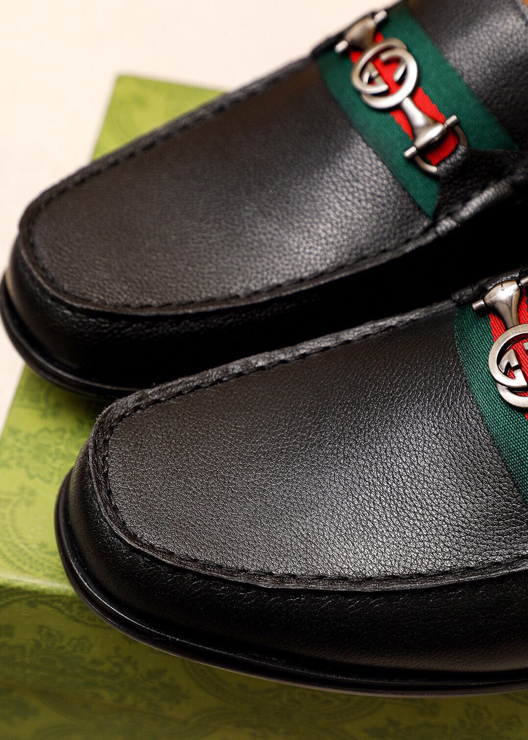 Trademark: GUCCI "Gucci" casual leather shoes. Positive code number: 38-44 (45.46.47 can