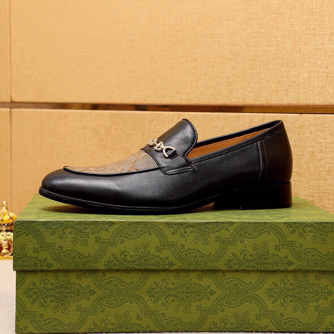 Trademark: GUCCI "Gucci" casual leather shoes. Positive code number: 38-44 (45.46.47 can
