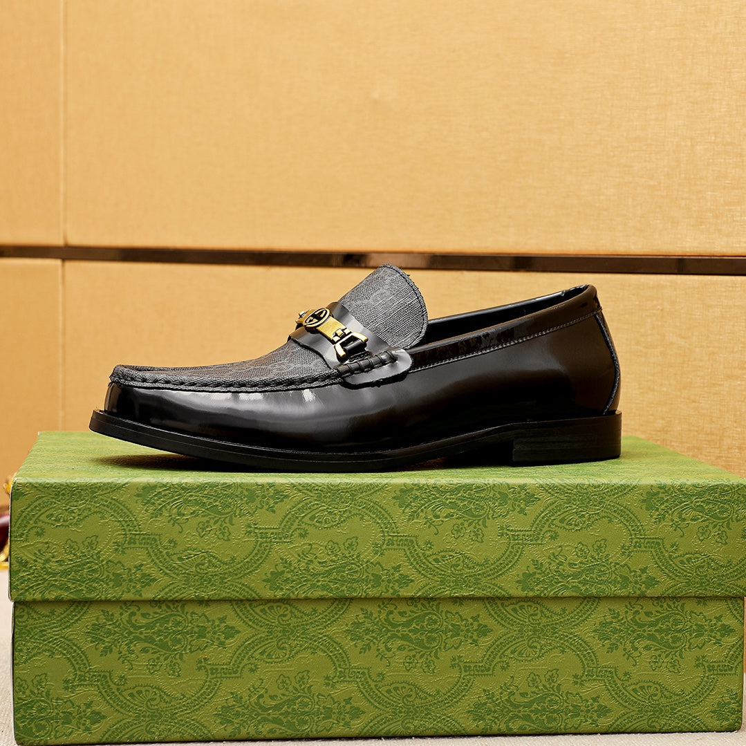 Trademark: GUCCI "Gucci" casual leather shoes. Positive code number: 38-44 (45.46.47 can
