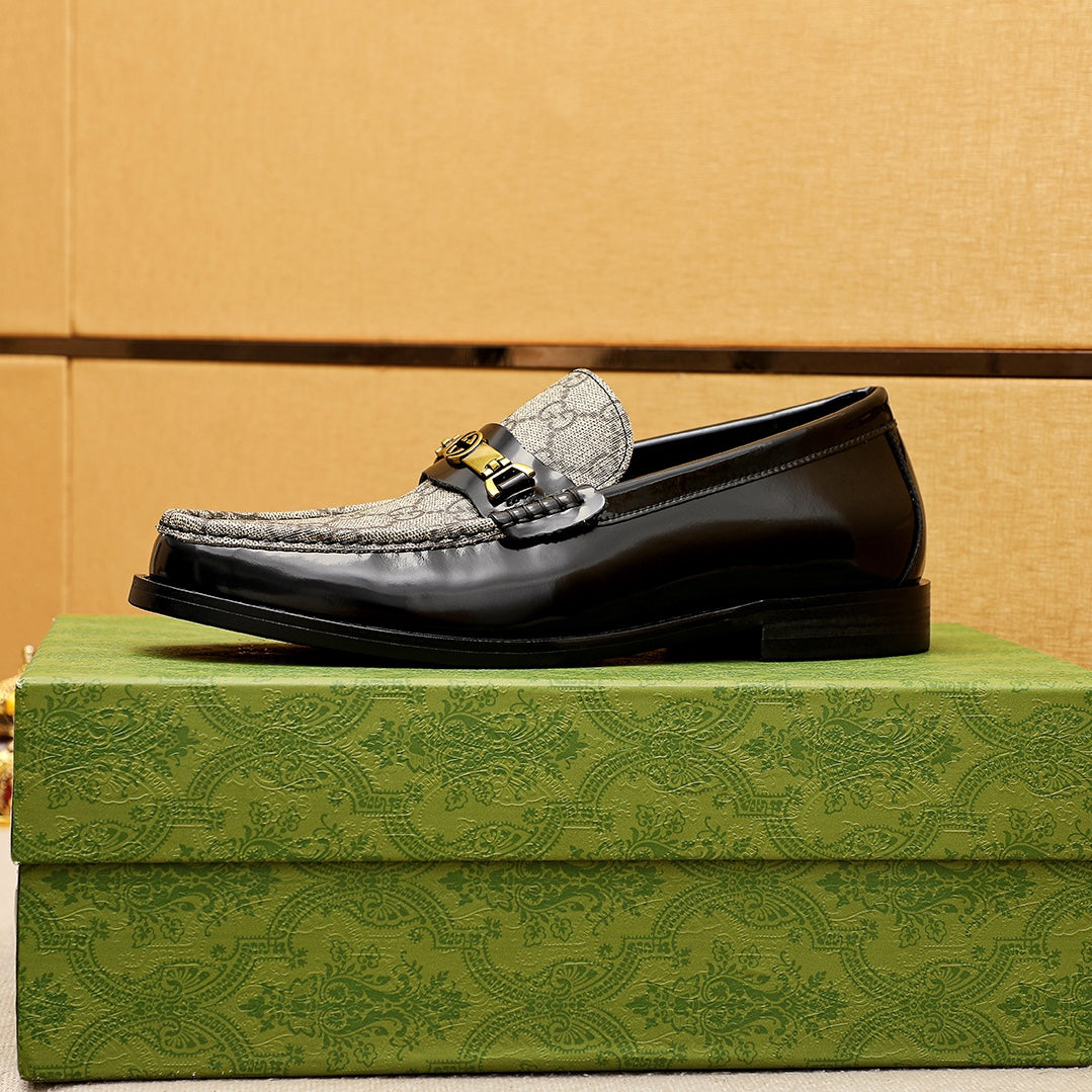 Trademark: GUCCI "Gucci" casual leather shoes. Positive code number: 38-44 (45.46.47 can