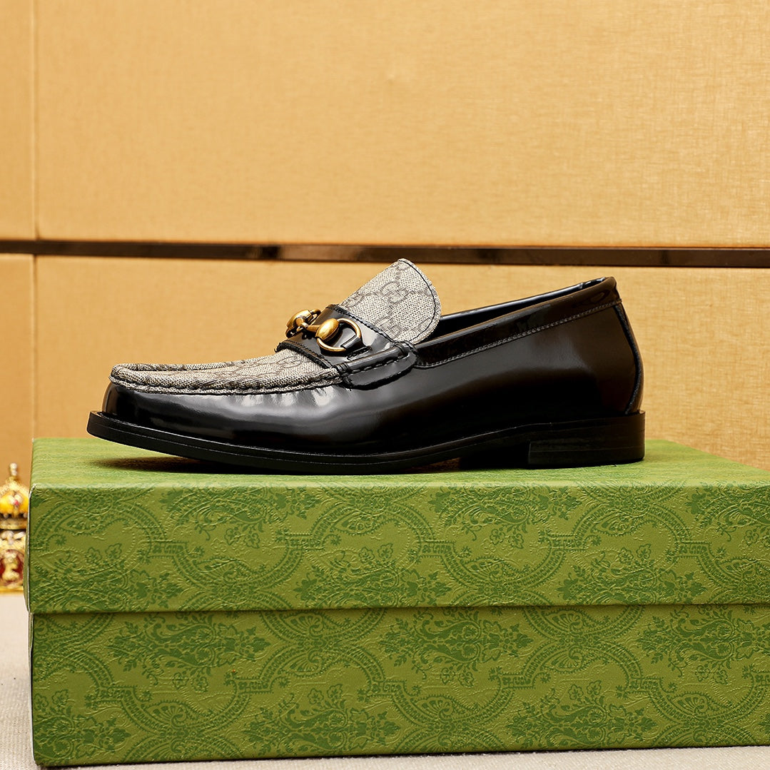 Trademark: GUCCI "Gucci" casual leather shoes. Positive code number: 38-44 (45.46.47 can