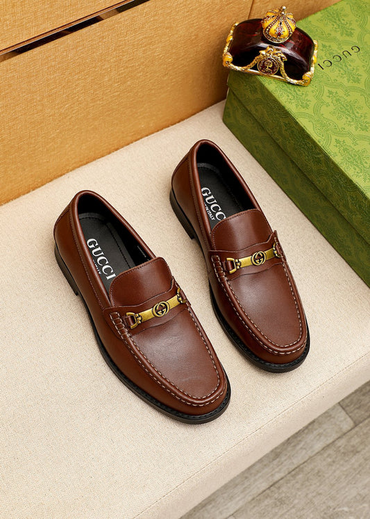 Trademark: GUCCI "Gucci" casual leather shoes. Positive code number: 38-44 (45.46.47 can