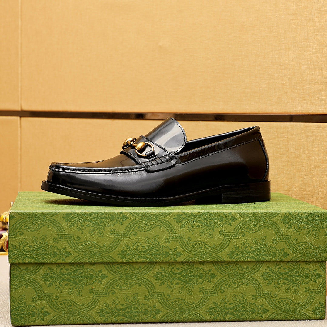 Trademark: GUCCI "Gucci" casual leather shoes. Positive code number: 38-44 (45.46.47 can