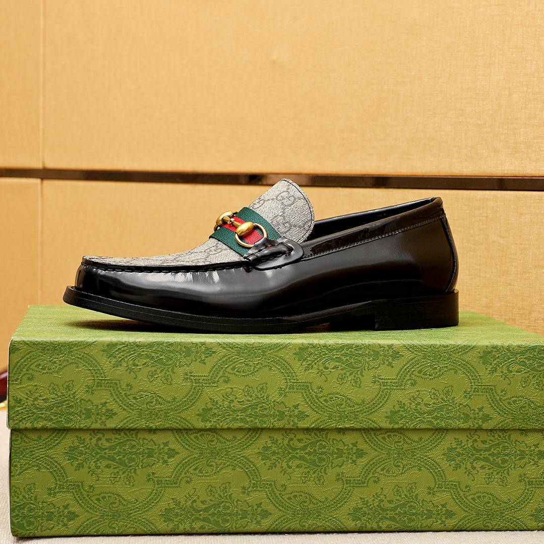 Trademark: GUCCI "Gucci" casual leather shoes. Positive code number: 38-44 (45.46.47 can
