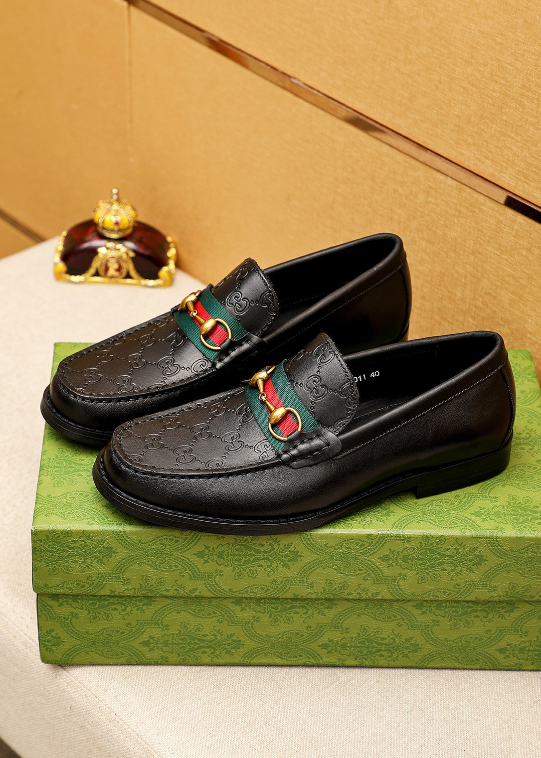 Trademark: GUCCI "Gucci" casual leather shoes. Positive code number: 38-44 (45.46.47 can
