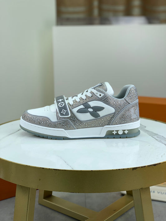 [LOUIS VUITTON] LV Classic Trendy Shoes! Made of imported genuine leather, water-dyed v