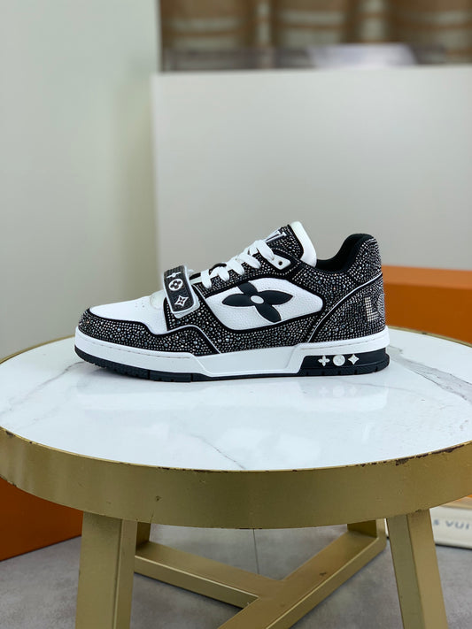 [LOUIS VUITTON] LV Classic Trendy Shoes! Made of imported genuine leather, water-dyed