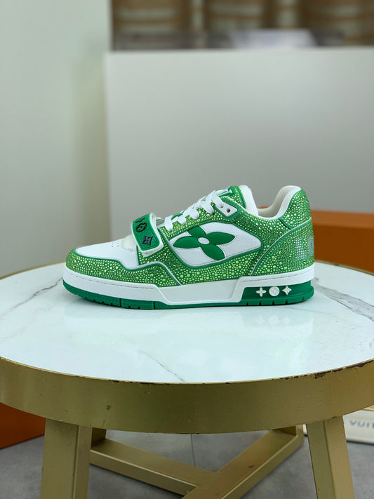 [LOUIS VUITTON] LV Classic Trendy Shoes! Made of imported genuine leather, water-dyed