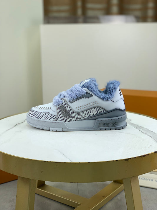 [LOUIS VUITTON] LV Classic Trendy Shoes! Made of imported genuine leather, water-dyed