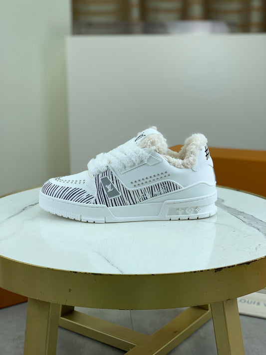 [LOUIS VUITTON] LV Classic Trendy Shoes! Made of imported genuine leather, water-dyed