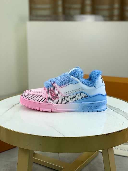 [LOUIS VUITTON] LV Classic Trendy Shoes! Made of imported genuine leather, water-dyed
