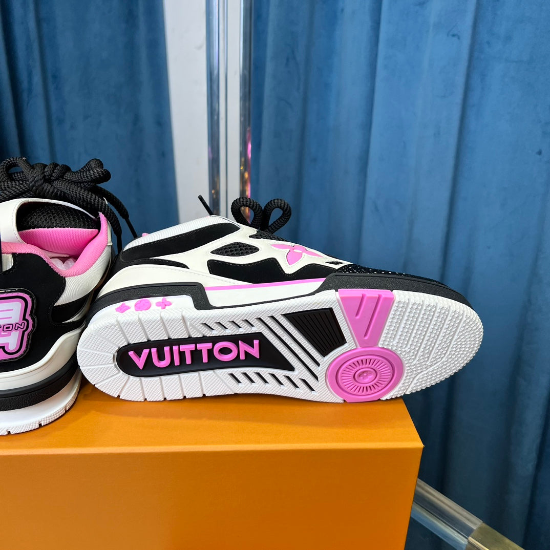 [LOUIS VUITTON] LV Classic Trendy Shoes! Made of imported genuine leather, water-dyed cowhide lining, original version of durable and lightweight, high-quality fine products! Size: 35-45 (46 can be customized)