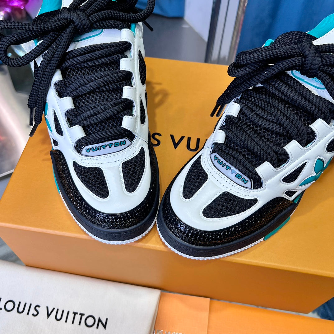 [LOUIS VUITTON] LV Classic Trendy Shoes! Made of imported genuine leather, water-dyed cowhide lining, original version of durable and lightweight, high-quality fine products! Size: 35-45 (46 can be customized)