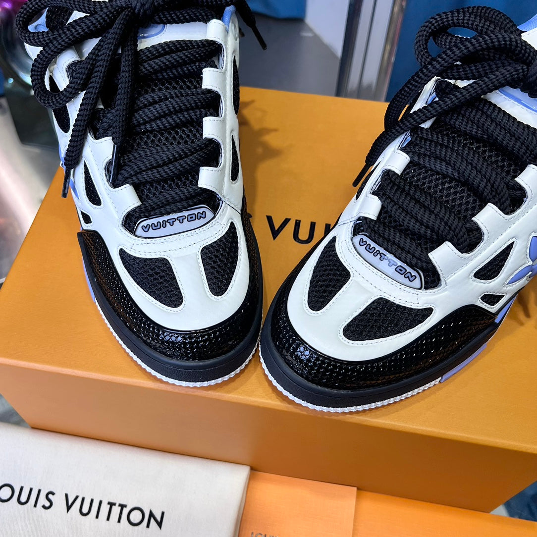 [LOUIS VUITTON] LV Classic Trendy Shoes! Made of imported genuine leather, water-dyed cowhide lining, original version of durable and lightweight, high-quality fine products! Size: 35-45 (46 can be customized)