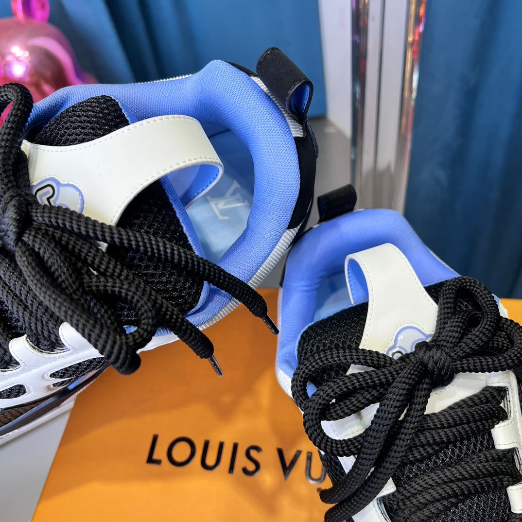 [LOUIS VUITTON] LV Classic Trendy Shoes! Made of imported genuine leather, water-dyed cowhide lining, original version of durable and lightweight, high-quality fine products! Size: 35-45 (46 can be customized)