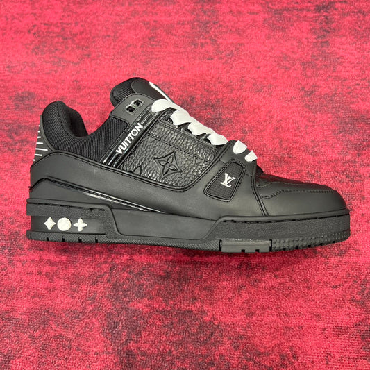 [LOUIS VUITTON] LV Classic Trendy Shoes! Made of imported genuine leather, water-dyed cowhide lining, original version of durable and lightweight, high-quality fine products! Size: 35-45 (46 can be customized)