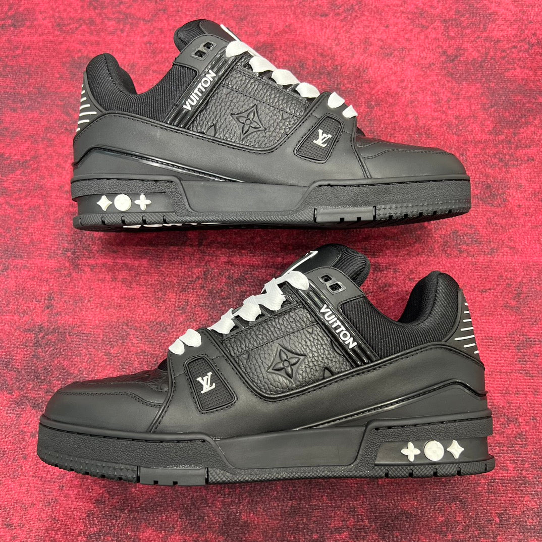 [LOUIS VUITTON] LV Classic Trendy Shoes! Made of imported genuine leather, water-dyed cowhide lining, original version of durable and lightweight, high-quality fine products! Size: 35-45 (46 can be customized)