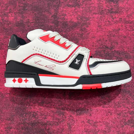 [LOUIS VUITTON] LV Classic Trendy Shoes! Made of imported genuine leather, water-dyed cowhide lining, original version of durable and lightweight, high-quality fine products! Size: 35-45 (46 can be customized)