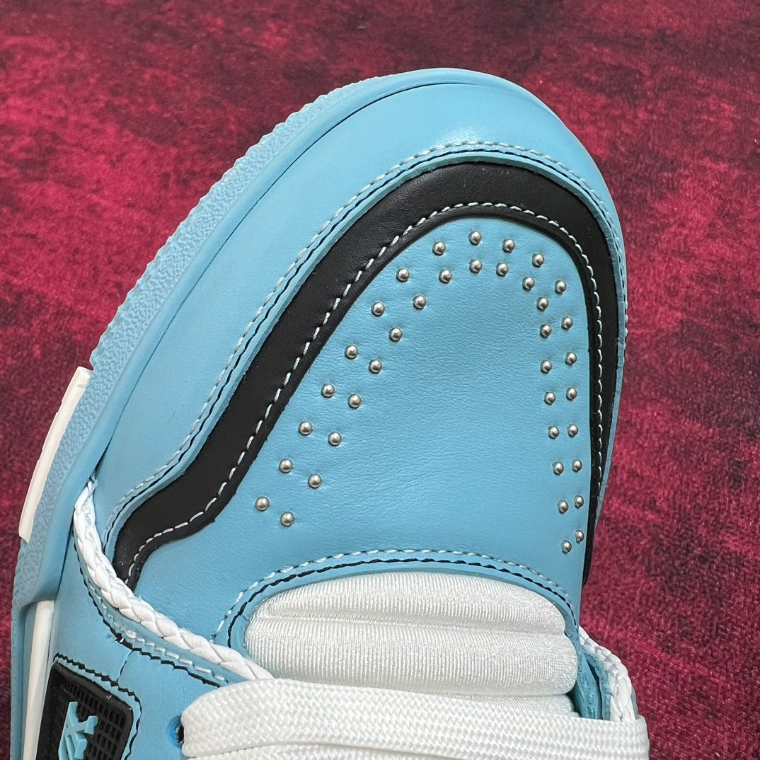 [LOUIS VUITTON] LV Classic Trendy Shoes! Made of imported genuine leather, water-dyed cowhide lining, original version of durable and lightweight, high-quality fine products! Size: 35-45 (46 can be customized)