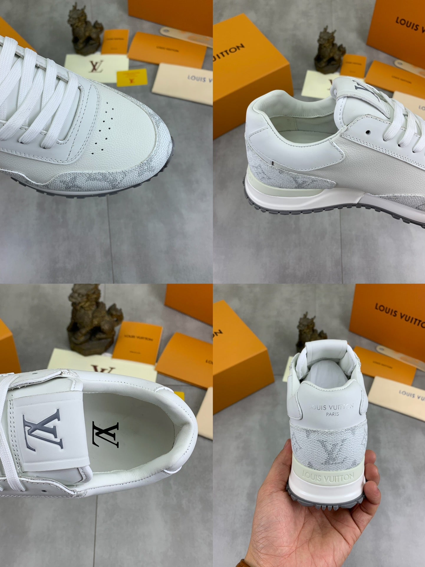 [LOUIS VUITTON] LV Classic Trendy Shoes! Made of imported genuine leather, water-dyed cowhide