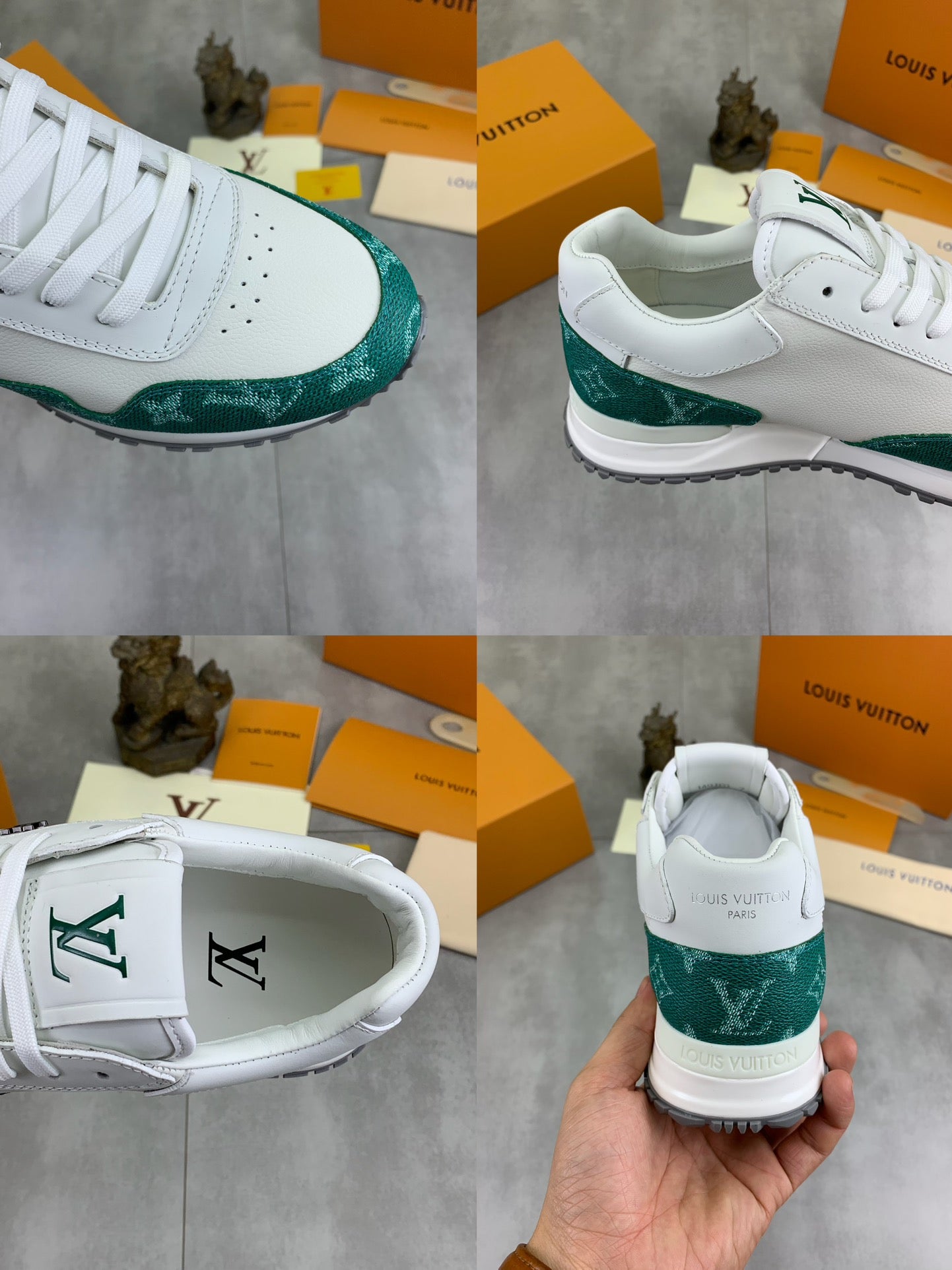 [LOUIS VUITTON] LV Classic Trendy Shoes! Made of imported genuine leather, water-dyed cowhide