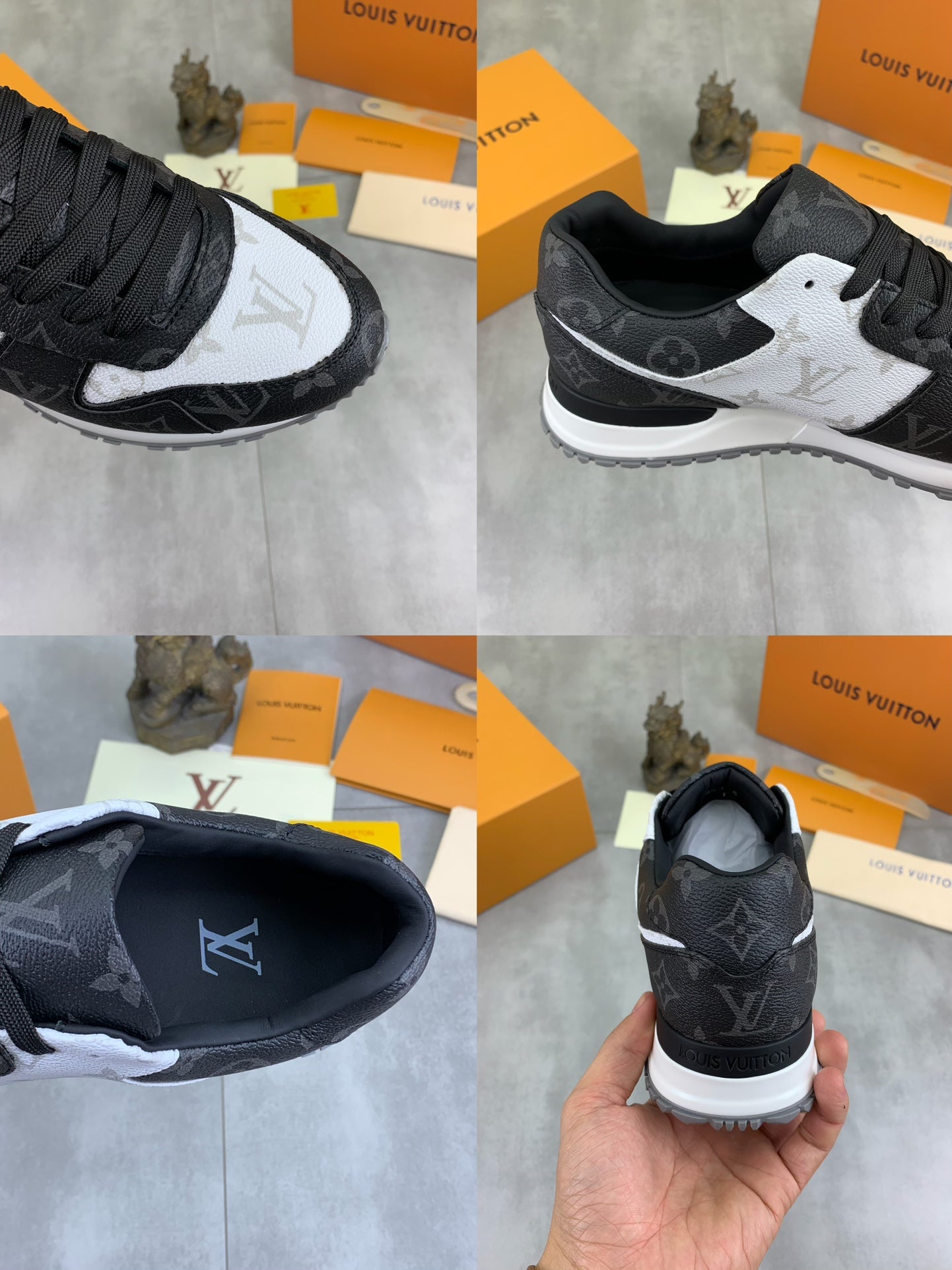 [LOUIS VUITTON] LV Classic Trendy Shoes! Made of imported genuine leather, water-dyed cowhide