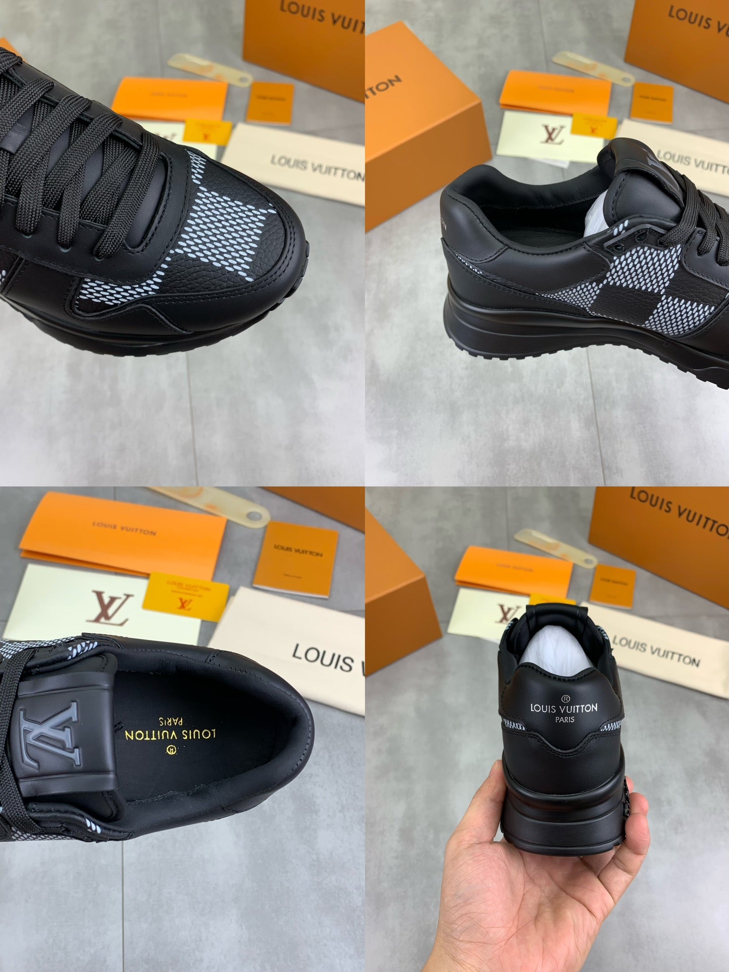 [LOUIS VUITTON] LV Classic Trendy Shoes! Made of imported genuine leather, water-dyed cowhide