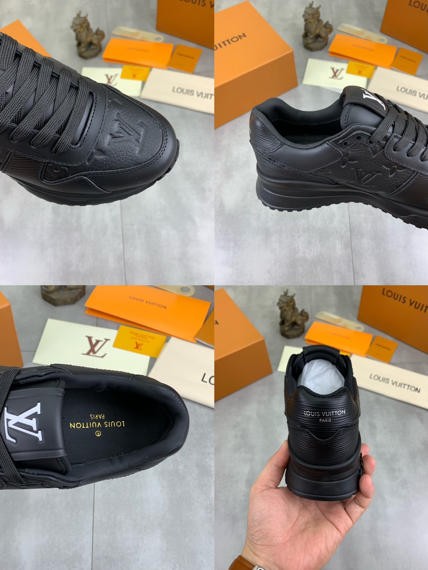 [LOUIS VUITTON] LV Classic Trendy Shoes! Made of imported genuine leather, water-dyed cowhide