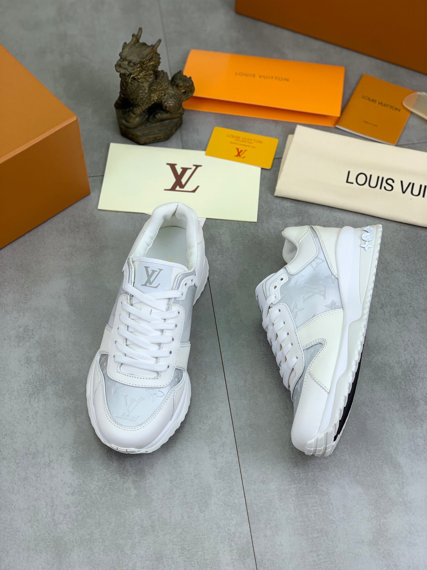[LOUIS VUITTON] LV Classic Trendy Shoes! Made of imported genuine leather, water-dyed cowhide